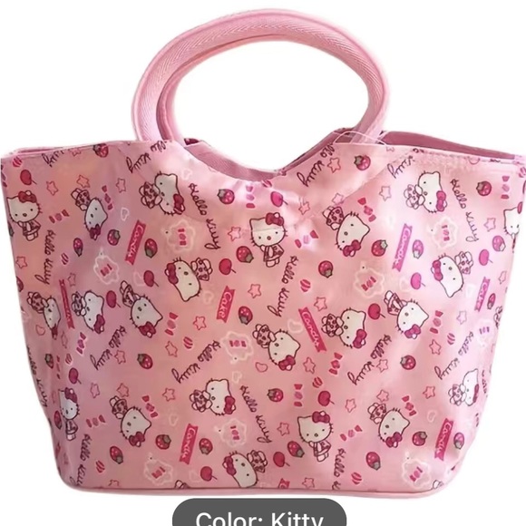 SOLD…..Sanrio Hello Kitty Canvas Tote Bag - Picture 9 of 9